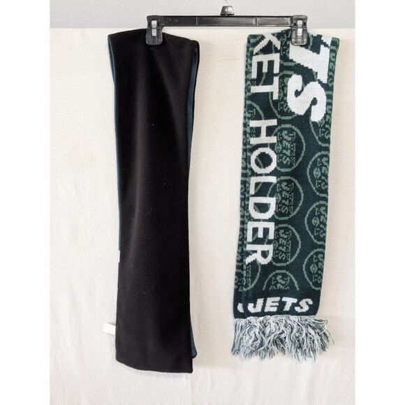 New York NY Jets Scarf Season Ticket Holder Bundle of 2 - Picture 7 of 9